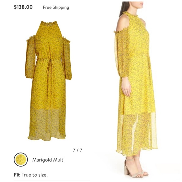 Gorgeous Sam Edelman Cold Shoulder Maxi Dress - Picture 2 of 6